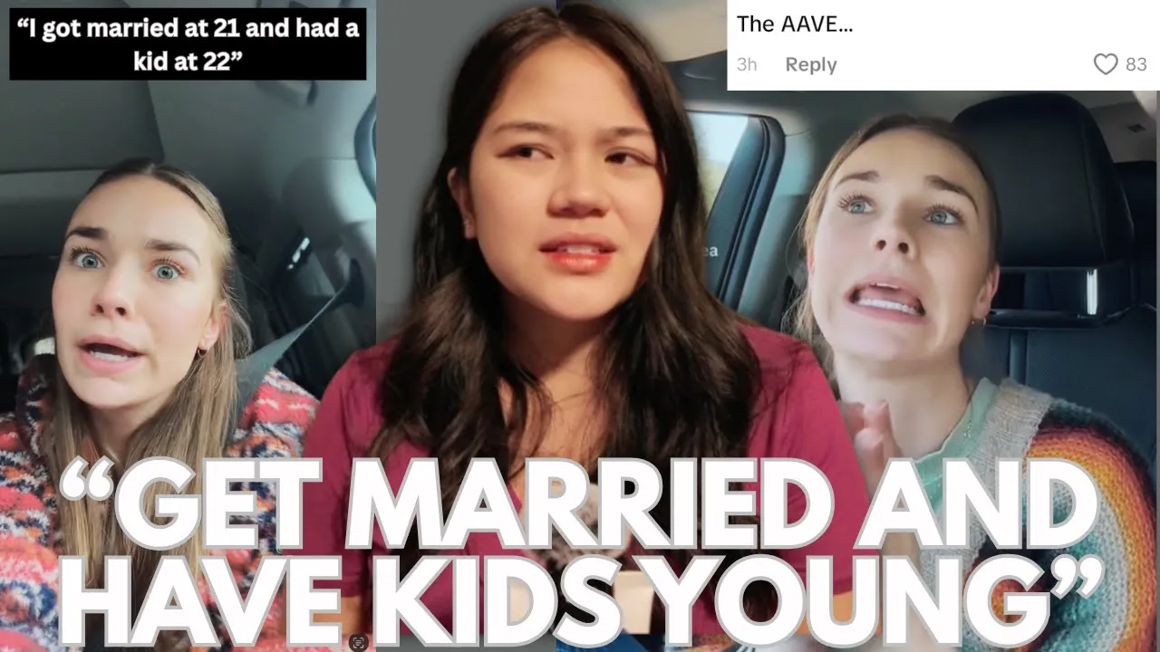 TikToker Says To Get Married & Have Kids Young | Receives Major Backlash