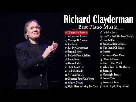 Download MP3 Richard Clayderman Greatest Hits Full Album 2022 🎧  Best Songs of Richard Clayderman 2022