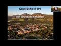 Intro to Graduate Admissions with University of Colorado Boulder