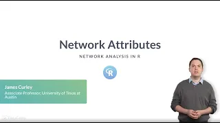 R Tutorial Network Attributes