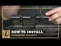 How To Install Standard Scope Mounts