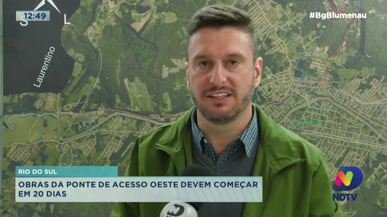 Rio do Sul: obras da Ponte de Acesso Oeste devem começar em 20 dias