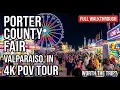 Porter County Fair 4K POV Walking Tour Valparaiso Indiana