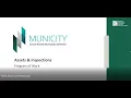 Municity Assets and Inspections Program of Work
