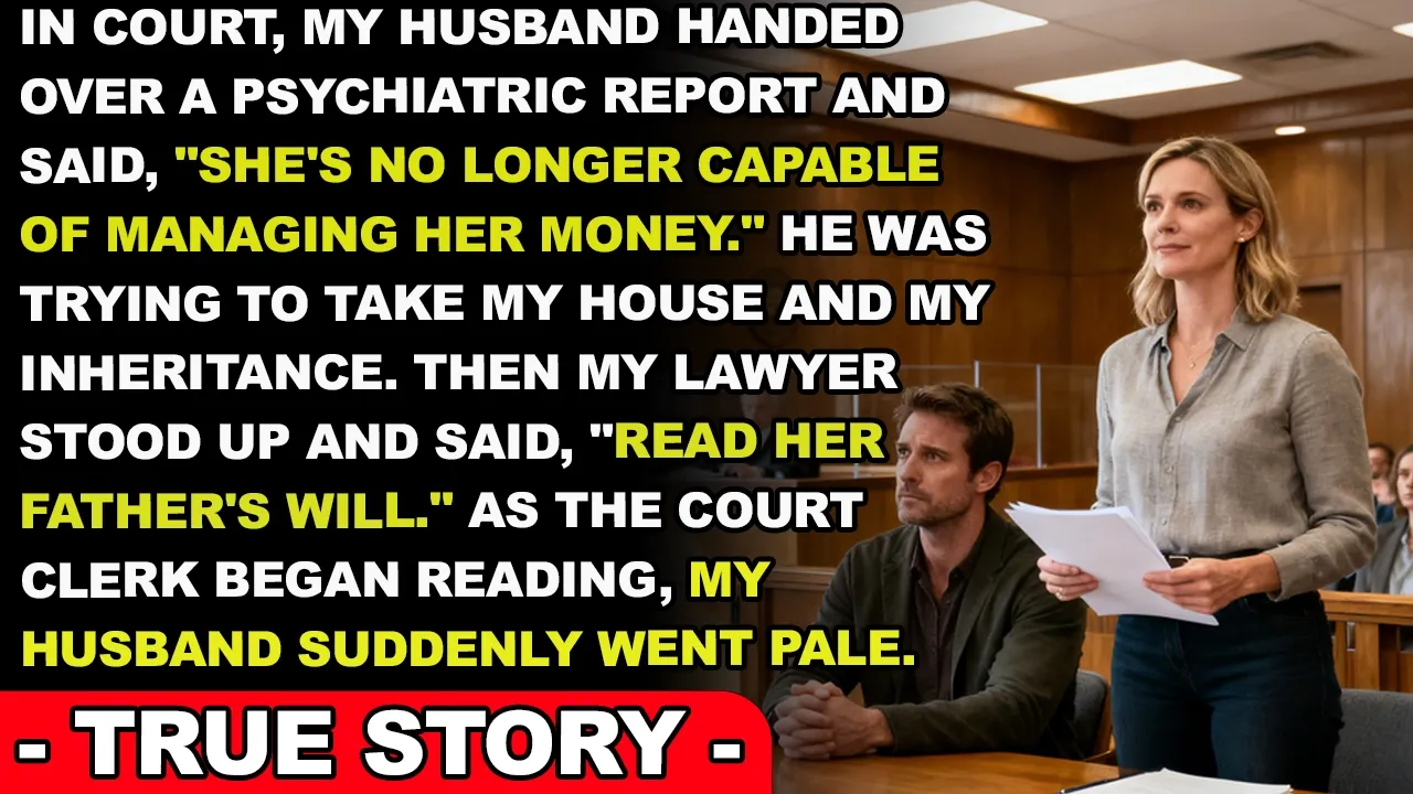 My Husband Tried to Claim My House and Inheritance—Until My Father’s Will Stopped Him Cold
