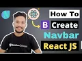 How to Create React NAVBAR using React Router Build Navbar With React React Router - Newton School