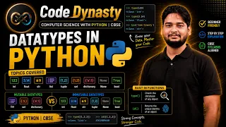 Datatypes in python Mutable vs Immutable Datatypes Python tutorial for beginners