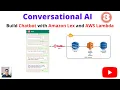 How to Make a Chatbot Using Amazon Lex and AWS Lambda Python Conversational AI Part 3