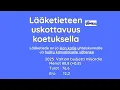 Lagu 338 Lääketiede kriisissä