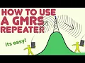 How To Use A GMRS Repeater - How To Find A Repeater AND GMRS Repeater Rules AND Etiquette