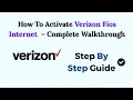 How To Activate Verizon Fios Internet 2026 - Complete Walkthrough