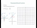Graph Piecewise Defined Function - Ex 2