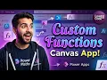 Custom Functions in Canvas App Power Apps Just Got Better