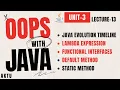 Lecture 13 Unit-3 Aktu OOPs With Java Java New Features Lambda Expression 4th sem BCS-403