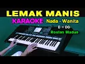 Download Lagu LEMAK MANIS - Roslan Madun | KARAOKE Nada Wanita