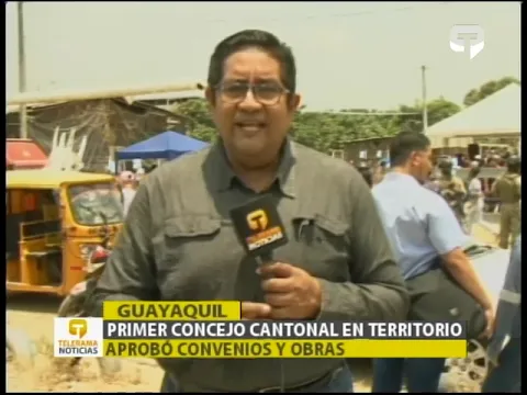 Primer concejo cantonal en territorio aprobó convenios y obras