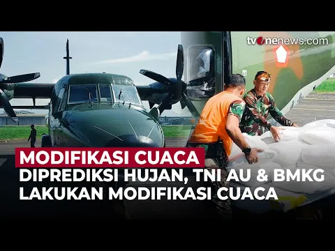 Cegah Cuaca Ekstrem saat Lebaran, TNI AU dan BMKG Lakukan Modifikasi Cuaca