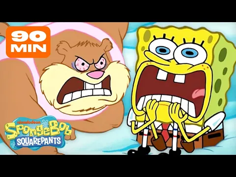 Download MP3 SpongeBob's ANGRIEST Moments 😡🤯 | 90 Minute Compilation | SpongeBob