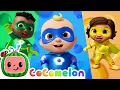 Download Lagu The Muffin Man! Super Hero Rescue 🦸 | CoComelon Nursery Rhymes \u0026 Kids Songs