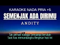 Download Lagu Andity - Semenjak Ada Dirimu (Karaoke Male Key Nada Pria +5 F) Yovie Widianto