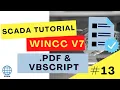 How to display pdf file in WinCC Runtime WinCC V7 tutorial VBScript