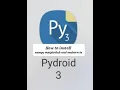 How to install scipy numpy seaborn matplotlib in pydroid3 mobile app