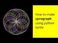 Spirograph using Python turtle