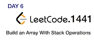 Build An Array With Stack Operations - Leetcode 1441