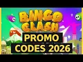 Bingo Clash Promo Codes 2026 Get 10 Bonus Cash Free Tickets Working Codes