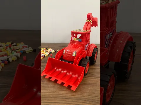 JCB 3dx Loader Folding Unboxing DIY ASMR Video #jcb #3dx #asmr #shorts