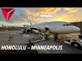 Flying an EMPTY Delta A330-300 from Honolulu to Minneapolis