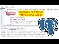 PostgreSQL Cursors Cursors Available In PostgreSQL Part 1 Simple Cursor Knowledge 360