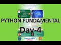 Python Fundamentals-4 International workshop and FDP on Python Studies Studio