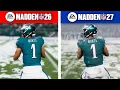 Madden 27 vs Madden 26 - Side by Side Comparison