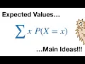 Expected Values Main Ideas