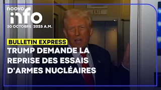 Donald Trump Demande La Reprise Immédiate Des Essais D Armes Nucléaires  Donald Trump Demande La Reprise Immédiate Des Essais D Armes Nucléaires