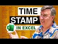 Excel - Learn how to solve the timestamp problem in Excel using VBA Excel Tutorial