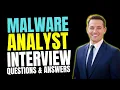 Malware Analyst Interview Questions - Reverse Engineering Secrets Must Watch Before Your Interview