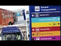 Dallas Fort Worth Int l Airport DFW Rental Car Center Taxi App Ride Shuttles Skylink 4K