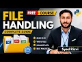 File Handling in Python for Data Analytics Read Write Files in Python CognitiaX AI