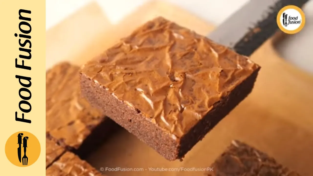 Chocolate Fudgy Brownie Recipe By Food Fusion