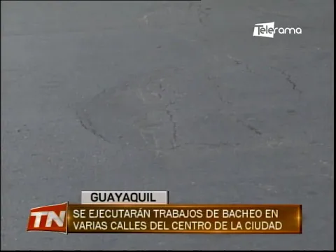 Se ejecutarán trabajos de bacheo en varias calles del centro de la ciudad