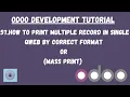 how to print multiple report in single Qweb with correct Print odoo Tutorial in Hindi