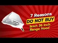 IKTCH 36 Range Hood Review 7 Shocking Reasons NOT to Buy