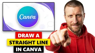 How to draw a straight line in Canva