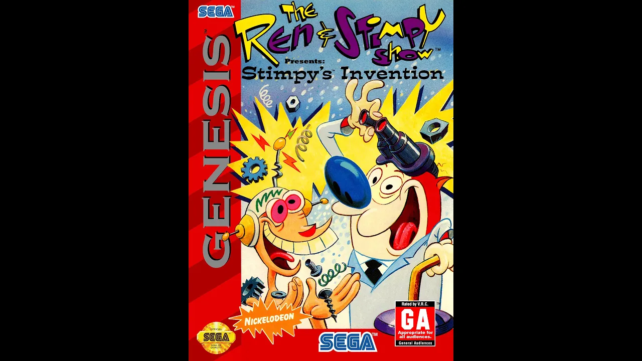 The Ren & Stimpy Show Presents Stimpy's Invention LongPlay Sega Genesis
