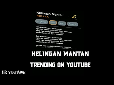 Download MP3 KELINGAN MANTAN  lirik trend 2022