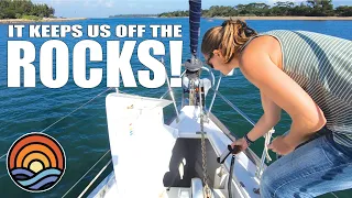 Anchoring our Sail Boat! Boat Tour