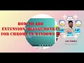 Lagu How to add extension OrangeMonkey for Chrome in Windows PC