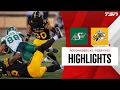 CFL WEEK 11 Saskatchewan Roughriders vs Hamilton Tiger-Cats Full Highlights